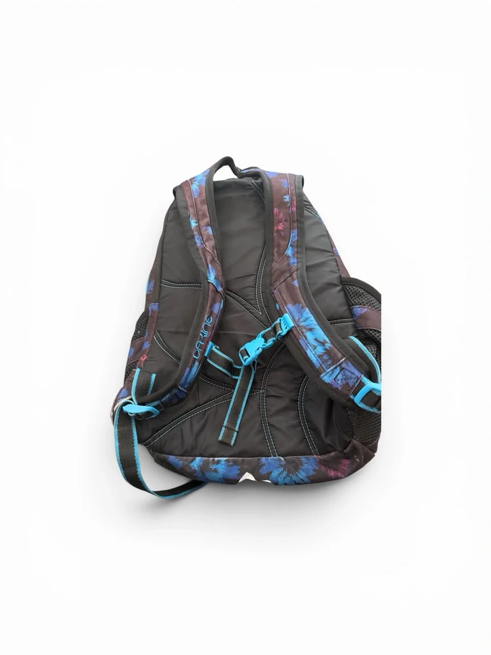 Dakine Hibiscus Floral Print Sling Backpack - Blue/Brown